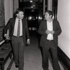 Con el exministro del Interior José Luis Corcuera.