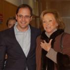 Junto a María Teresa Fernández de la Vega.