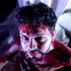 Este joven actúa en una representación de la Semana Santa en Luque (Paraguay).