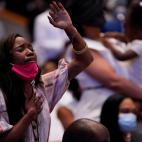 Las im&aacute;genes del funeral por George Floyd