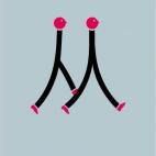 El verbo "seguir" se escribe utilizando el término persona dos veces.