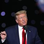 El gesto de Donald Trump.