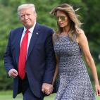 Con Melania.