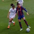 Primer Real Madrid-Barcelona de la historia del fútbol femenino.