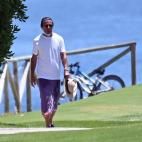 José María Aznar y Ana Botella, al sol