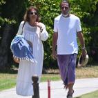 José María Aznar y Ana Botella, al sol