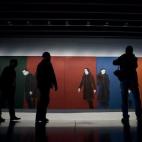 Djamiel Tatah expone esta obra, "Sin Título", en el nuevo museo de Málaga.