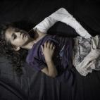 Imagen de una niña herida en el bombardeo israelí a la escuela de la localidad de Beit Hanún.