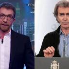 Pablo Motos se mofa del aspecto y de la voz de Fernando Sim&oacute;n.