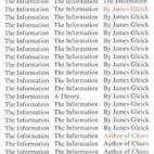 Portada de The Information: A History, A Theory, A Flood de 2011.