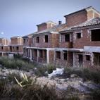 Bloques de viviendas a medio construir.