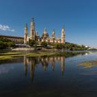 El Ebro a su paso por Zaragoza.