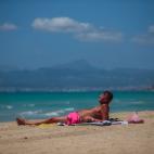 Llegada de los primeros turistas alemanes a Palma de Mallorca.