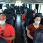 Llegada de los primeros turistas alemanes a Palma de Mallorca.