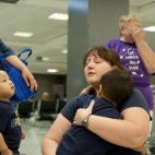 Nathan llegó a casa con sus padres Kala y Alan y su hermano mayor Matthew en septiembre de 2012. Foto de Sandra Eminger, Three Continents Photography
