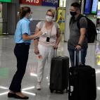 Llegada de los primeros turistas alemanes a Palma de Mallorca.