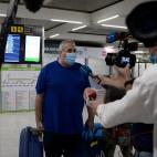 Llegada de los primeros turistas alemanes a Palma de Mallorca.