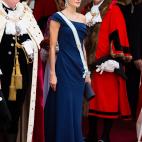 La reina Letizia junto a Andrew Parmley.