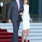 En el aeropuerto de Barajas, tomando el avi&oacute;n hacia Londres.