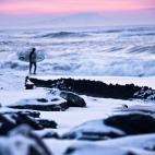 Pocos surfistas se acercan a las aisladas costas de Kamchatka.