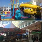 Bienvenidos el Splashway Bay, un parque acuático interactivo para niños (y no tan niños). No querrán salir del agua, y si lo hacen no será para estarse quietos. Por eso el crucero deja subir a bordo a todos los personajes de DreamWorks. T...