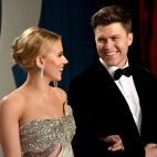 Scarlett Johansson y Colin Jost