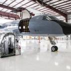 Aspecto del Gulf stream III, usado para transportar a las víctimas de Liberia a Georgia (EEUU).