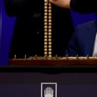 Vista de una serie de números premiados.