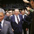 Blas Piñar, en el tercer congreso de Fuerza Nueva.