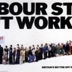 Campaña de Saatchi and Saatchi's para el Partido Conservador antes de la elecciones de 1979.