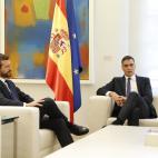 Sánchez y Casado, en La Moncloa