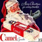 Santa fumando Camel.