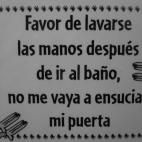 Y ahora tenemos paranoia sobre la higiene de las puertas.