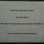 No te confíes. Ve y revisa de nuevo.