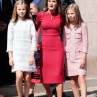 En septiembre de 2018, en el debut de Leonor en Covadonga