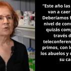 Su augurio pesimista de cara a la Navidad.