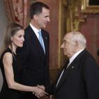 Con los reyes, el día de la proclamación de Felipe VI como monarca.