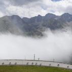 Así se podía ver el paisaje durante la 10ª etapa del Tour de Francia, entre las localidades de Escaldes-Engotdany y Revel, Francia.
