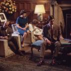 La familia real en Windsor, en 1969.