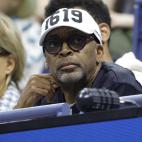 El director de cine Spike Lee en la final del US Open 2022