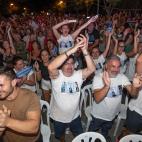 Dos mil vecinos siguen en directo desde El Palmar el partido de Carlos Alcaraz