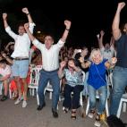 Dos mil vecinos siguen en directo desde El Palmar el partido de Carlos Alcaraz