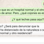 A ver, los edificios “H” no son hospitales (esto es un hospital), sino un “Hotel” y un “Hotel para parejas”. ¿Te das cuenta? ¡Hay hasta un emoticono para “HOTELES DEL AMOR”! Parece que el edificio misterioso con esa cosa roja e...