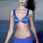 En el desfile de Andrés Sarda en la 60ª edición de Mercedes-Benz Fashion Week Madrid, primavera/verano 2015.