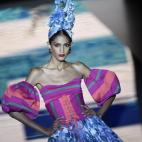 En el desfile de Andrés Sarda en la 60ª edición de Mercedes-Benz Fashion Week Madrid, primavera/verano 2015.