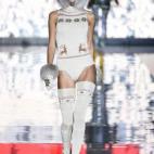En el desfile de Andrés Sarda en la 60ª edición de Mercedes-Benz Fashion Week Madrid, primavera/verano 2015.