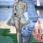 En el desfile de Andrés Sarda en la 60ª edición de Mercedes-Benz Fashion Week Madrid, primavera/verano 2015.