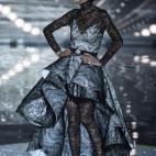 En el desfile de Andrés Sarda en la 60ª edición de Mercedes-Benz Fashion Week Madrid, primavera/verano 2015.