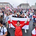 Manifestaci&oacute;n contra Lukashenko en Bielorrusia