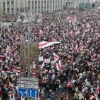 Manifestaci&oacute;n contra Lukashenko en Bielorrusia